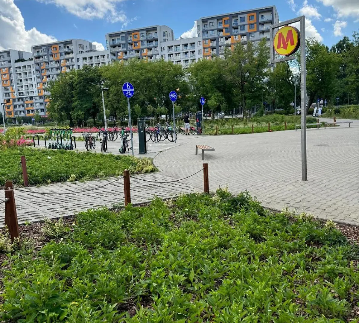 Apartment Metro Slodowiec Free Parking Warsaw Poland